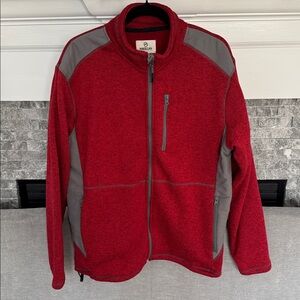 Magellan Outdoors Red and Gray Jacket. Mens. Size L
